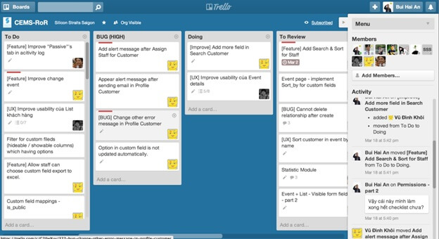 Ứng dụng Trello