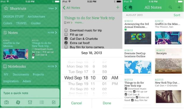  Ứng dụng ghi chú Evernote