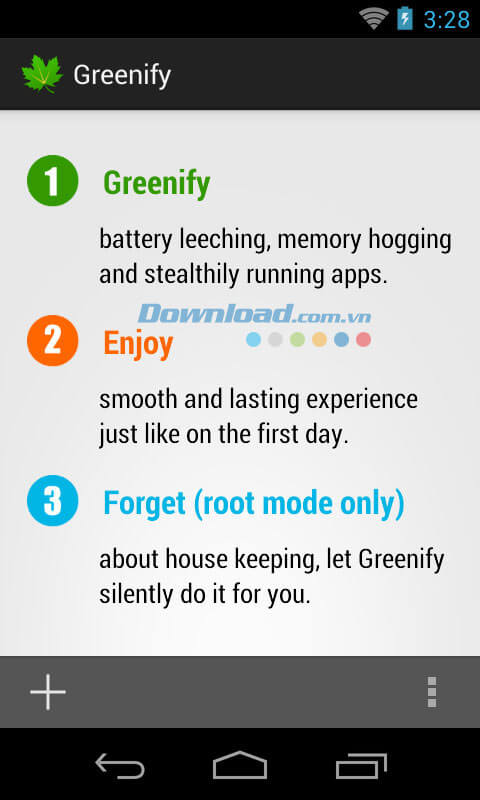 Ứng dụng Greenify