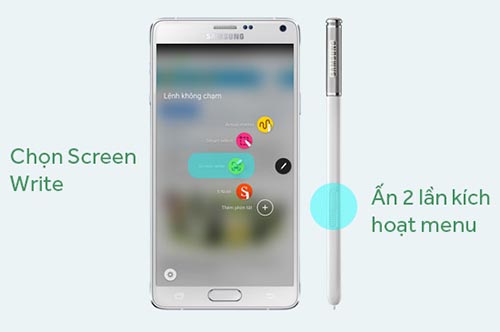 Cách chụp ảnh màn hình Samsung dòng Note