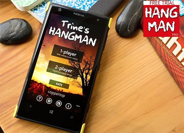 Trine’s Hangman - Game giải đố đoán chữ hết sức thú vị trên Windows Phone