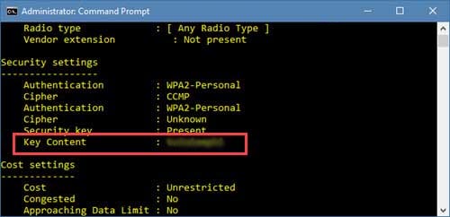 Kiểm tra mật khẩu Wifi bằng Command Prompt (2)