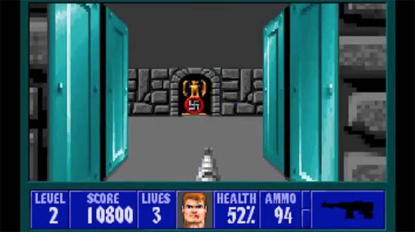 Game Wolfenstein 3D với phong cách game bắn súng retro kinh điển