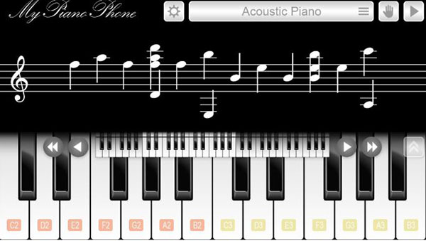 Ứng dụng My Piano Phone với âm thanh khá chân thực và các chế độ chơi đa dạng