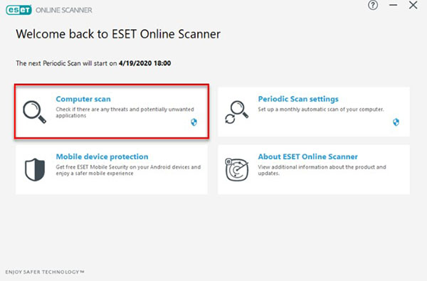 Công cụ diệt virus trực tuyến ESET Online Scanner hoàn toàn miễn phí