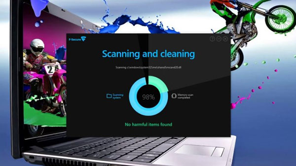 F-Secure Online Scanner được đánh giá cao về tốc độ quét virus