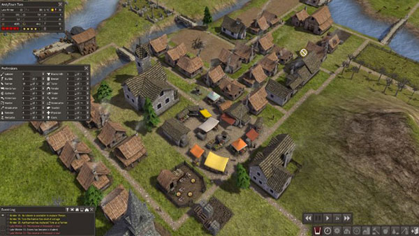 Trong game Banished người chơi sẽ bắt đầu xây dựng vùng đất của mình
