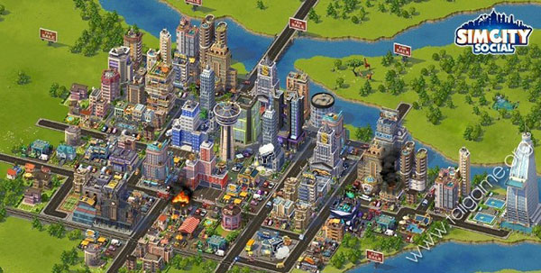 Trong game SimCity 4, người chơi có thể tự tay thiết kế và xây dựng thành phố