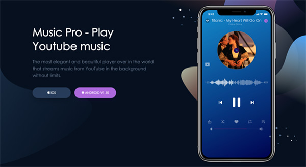 Ứng dụng Music Pro được sử dụng phổ biến