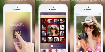 iCollage sở hữu hơn 50 mẫu ghép ảnh