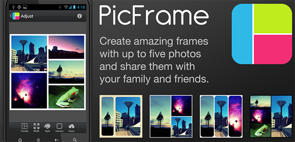 Phần mềm ghép ảnh PicFrame trên iPhone