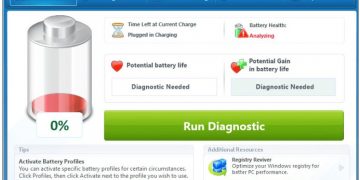 Phần mềm tiết kiệm pin laptop Battery Optimizer