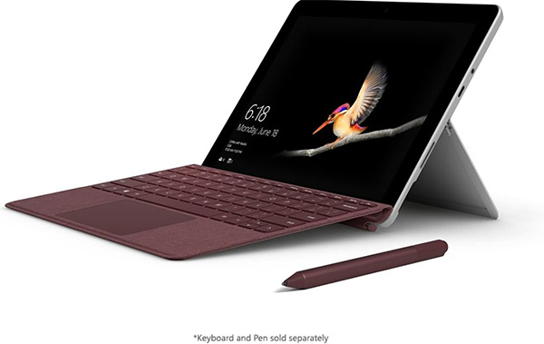 Dòng máy tính Surface Go giá cả phải chăng, kích thước gọn nhẹ
