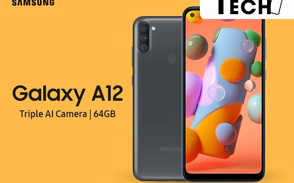 Galaxy A12 sở hữu thiết kế màn hình tràn viền 6.5 inch cực lớn
