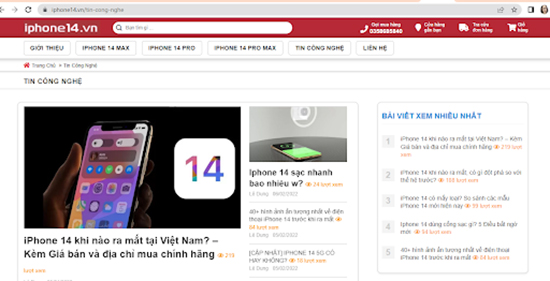 iPhone14.vn - trang tin công nghệ độc đáo 
