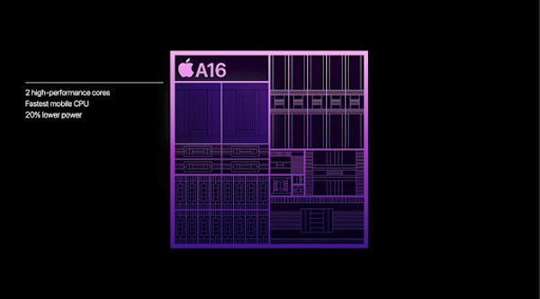 Chip A16 trong iPhone 14 Pro có hiệu năng mạnh mẽ