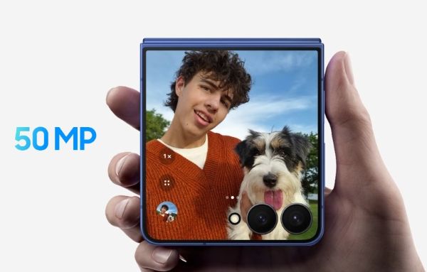 Z Flip 7 sở hữu hệ thống 50MP góc rộng