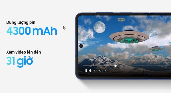 Z Flip 7 có dung lượng 4,300 mAh, hỗ trợ phát video lên đến 31 giờ